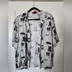 Madeon Mural Button Up